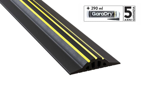 Soglia d'altezza 2,5cm per la porta garage