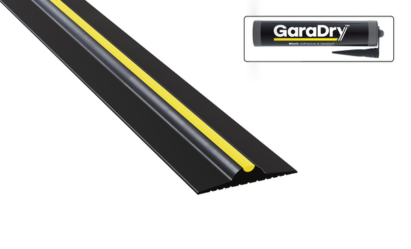 Soglia d'altezza 1,5cm per la porta garage