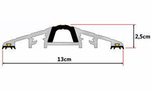 Soglia ISOLAIR In Bronzo Per Porta D'Ingresso - 99 Cm Con Guarnizione | Speciale Ristrutturazione, Modello BILCOCQ - Foto 2